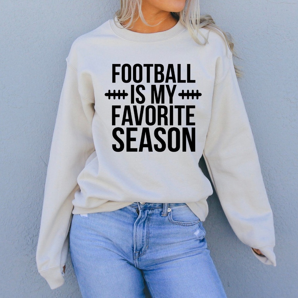Womens Football Sweatshirt Grey